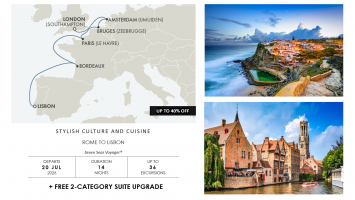 STYLISH CULTURE AND CUISINE 40 + 2 CAT UPGRADE